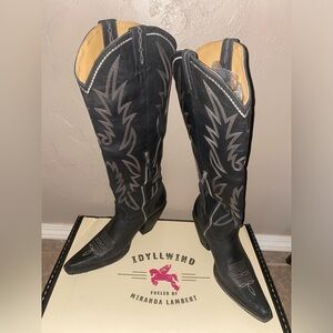 IDYLLWIND WOMEN'S TALL LEATHER WESTERN BOOTS